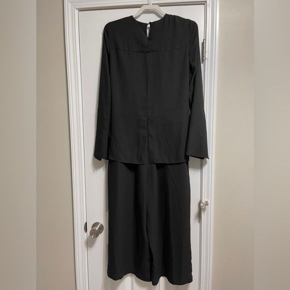 Black BCBG Cropped Jumpsuit NWT - Picture 6 of 7